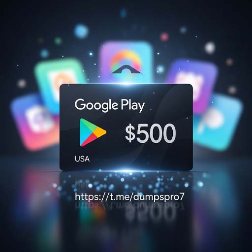 $500 Google Play GIft Card - USA $500 Google Play GIft Card - USA